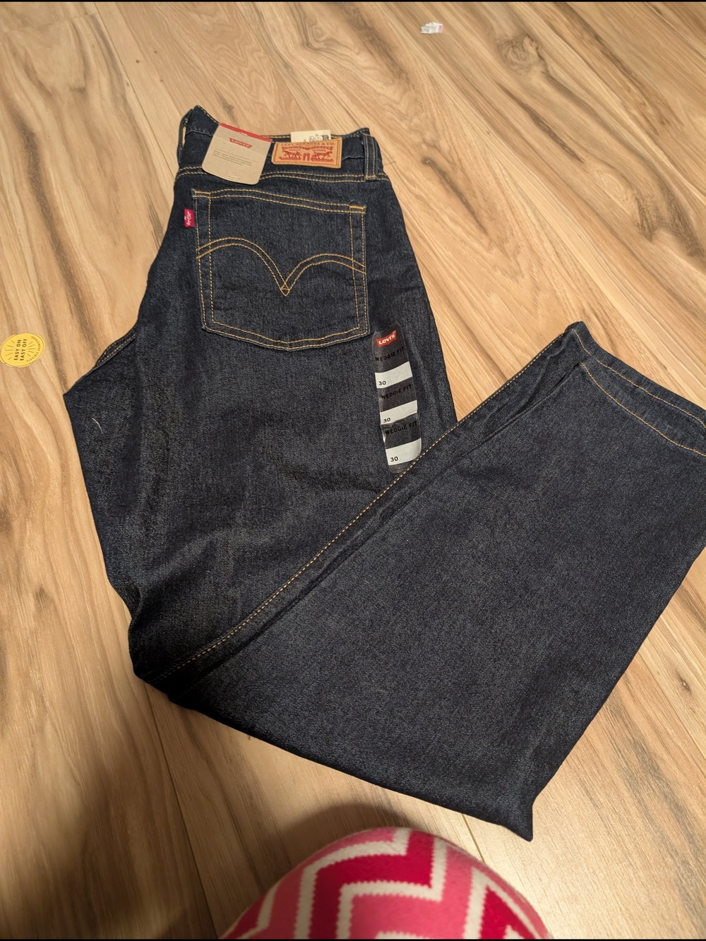 Levi's Men’s Dark Indigo Slim Straight Jeans